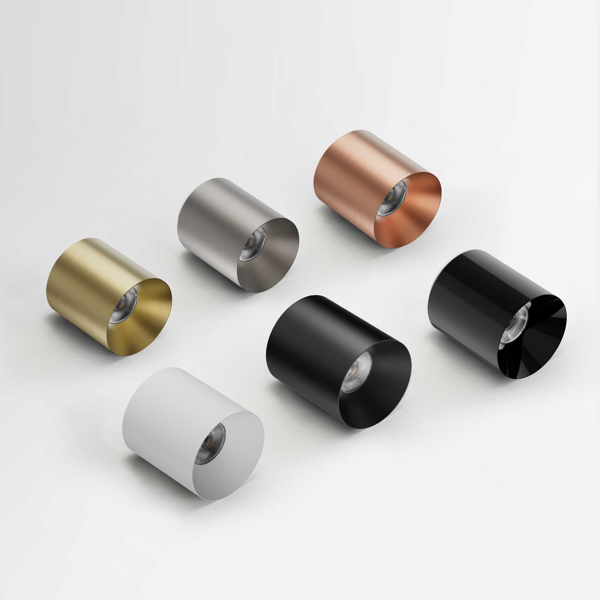 Arco LED přisazené kovové svítidlo Ra>90 antiglare (záloha)