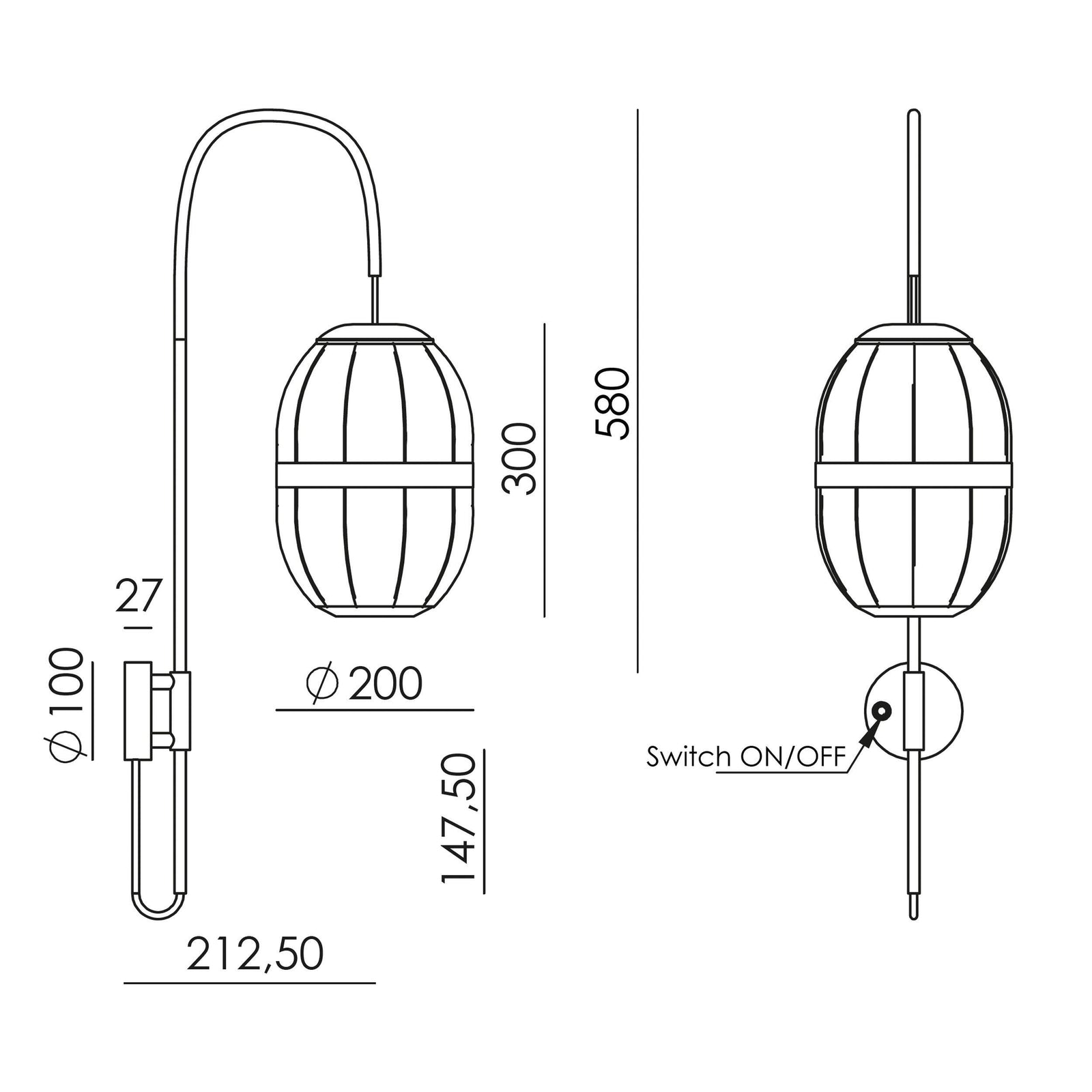Aromas Pull G9 – kinkiet