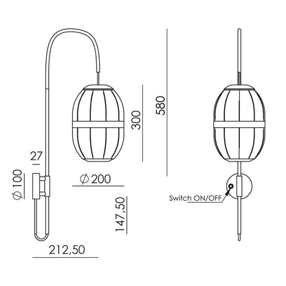 Aromas Pull G9 – kinkiet