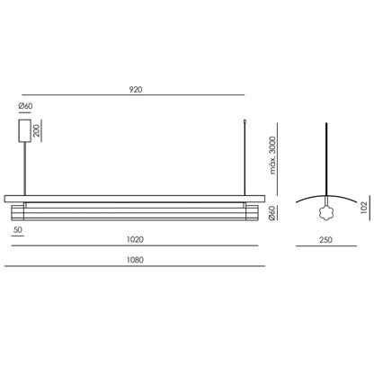 Aromas Tasta LED – lampa wisząca