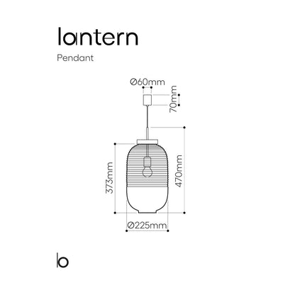 Bomma Lantern E27 skleněné závěsné svítidlo