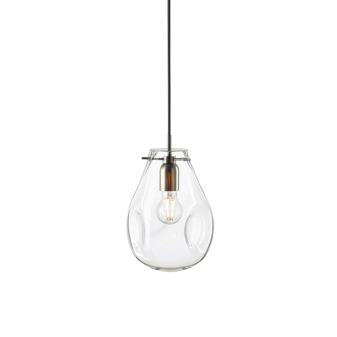 Bomma Soap E27 skleněné závěsné svítidlo malé