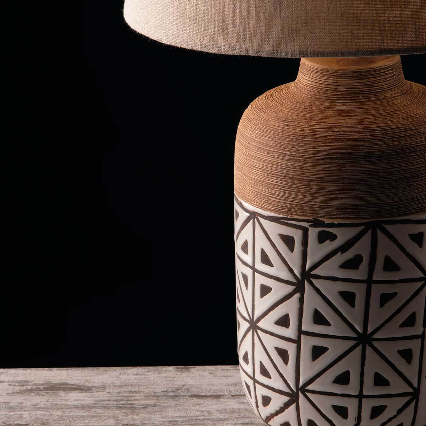 Faneurope Vietri E27 stolní svítidlo keramická lampa