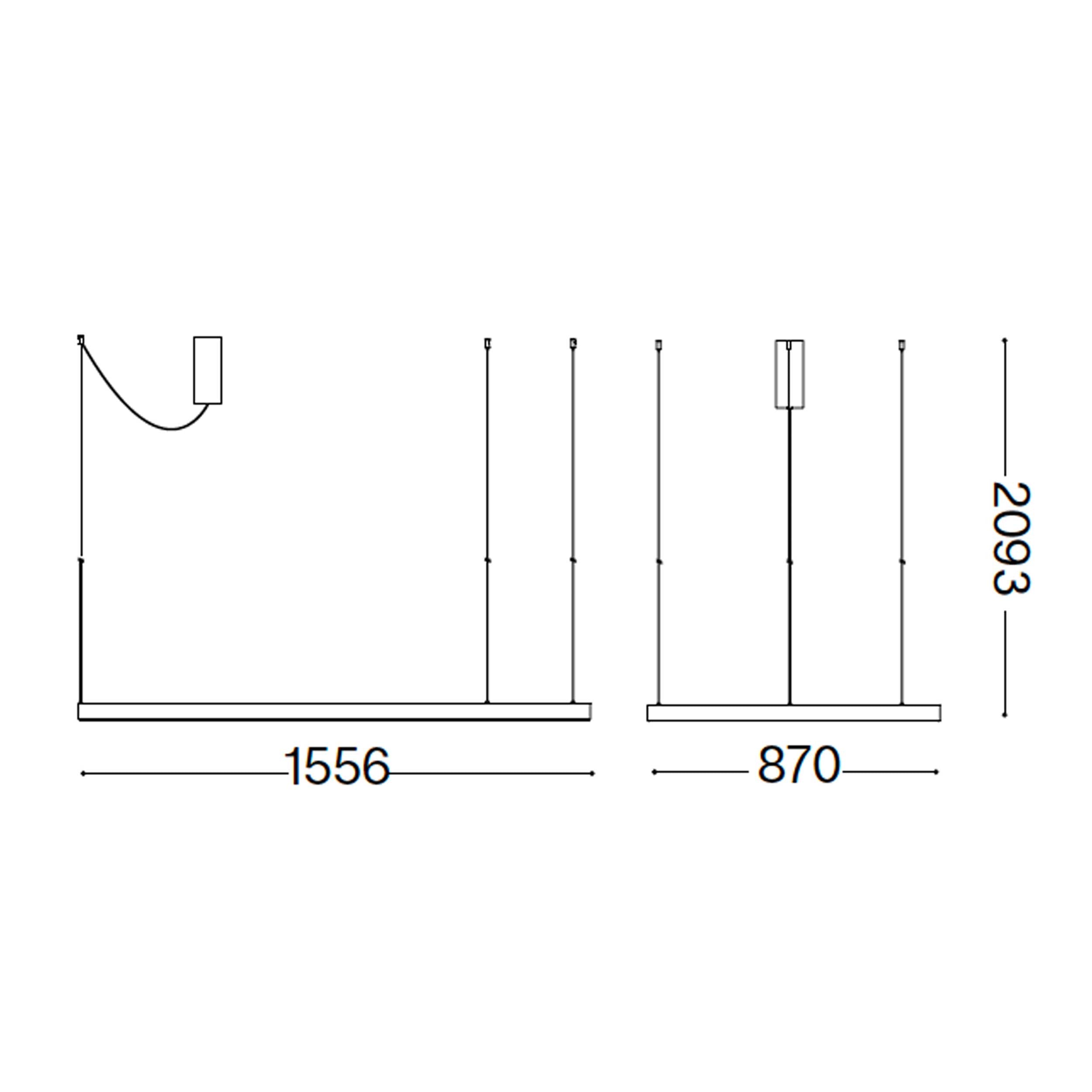 Lampa wisząca LED Ideal lux Waves