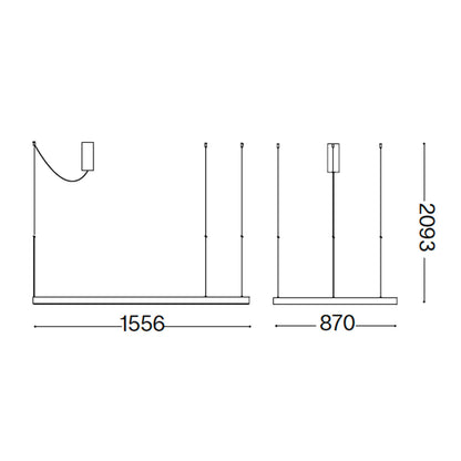 Lampa wisząca LED Ideal lux Waves
