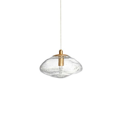 Nova Luce King G9 skleněné závěsné svítidlo zlaté