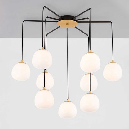 Nova Luce The Egg G9 skleněné závěsné svítidlo