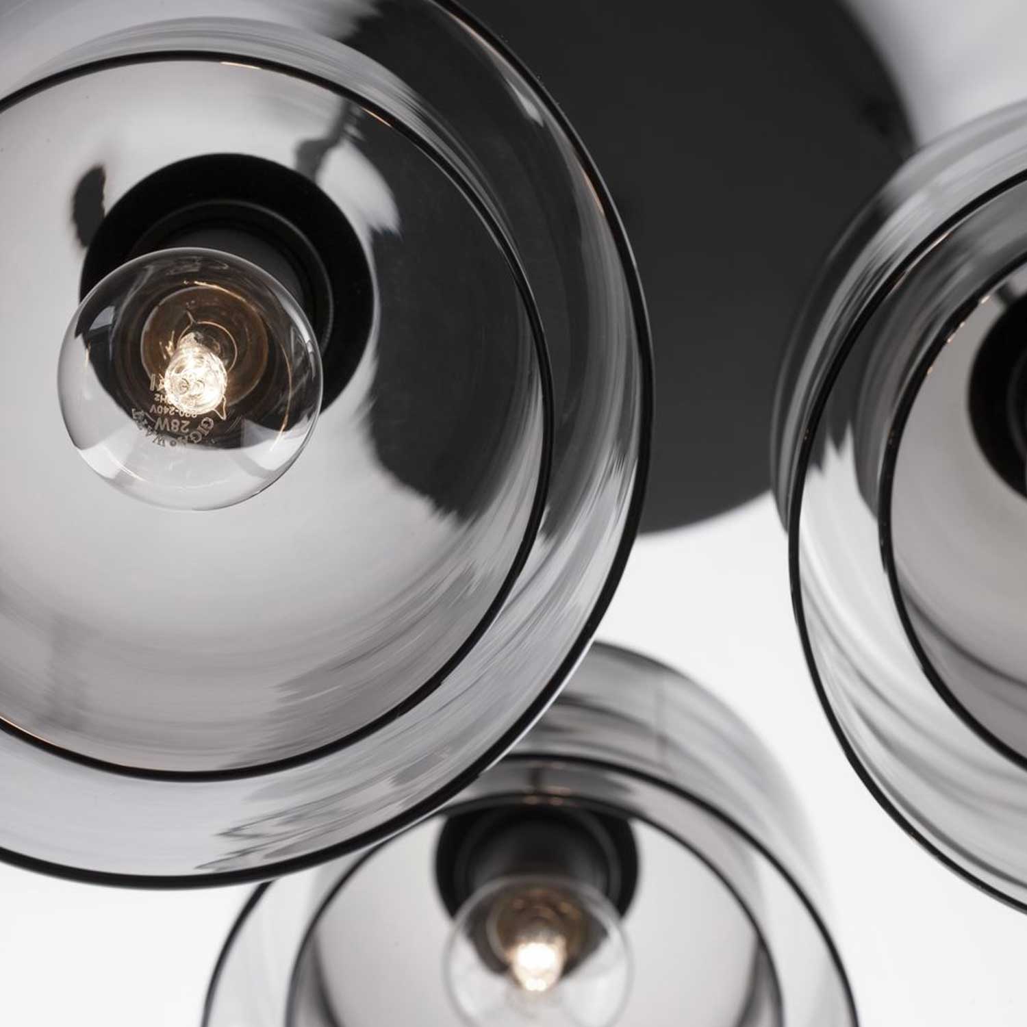 Nova Luce Velor trio E27 skleněné závěsné svítidlo