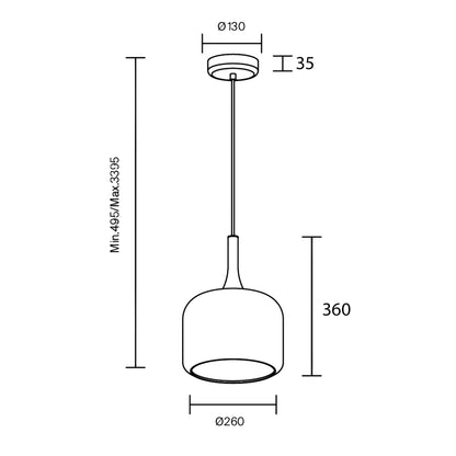Lampa wisząca LED Maytoni Spirito
