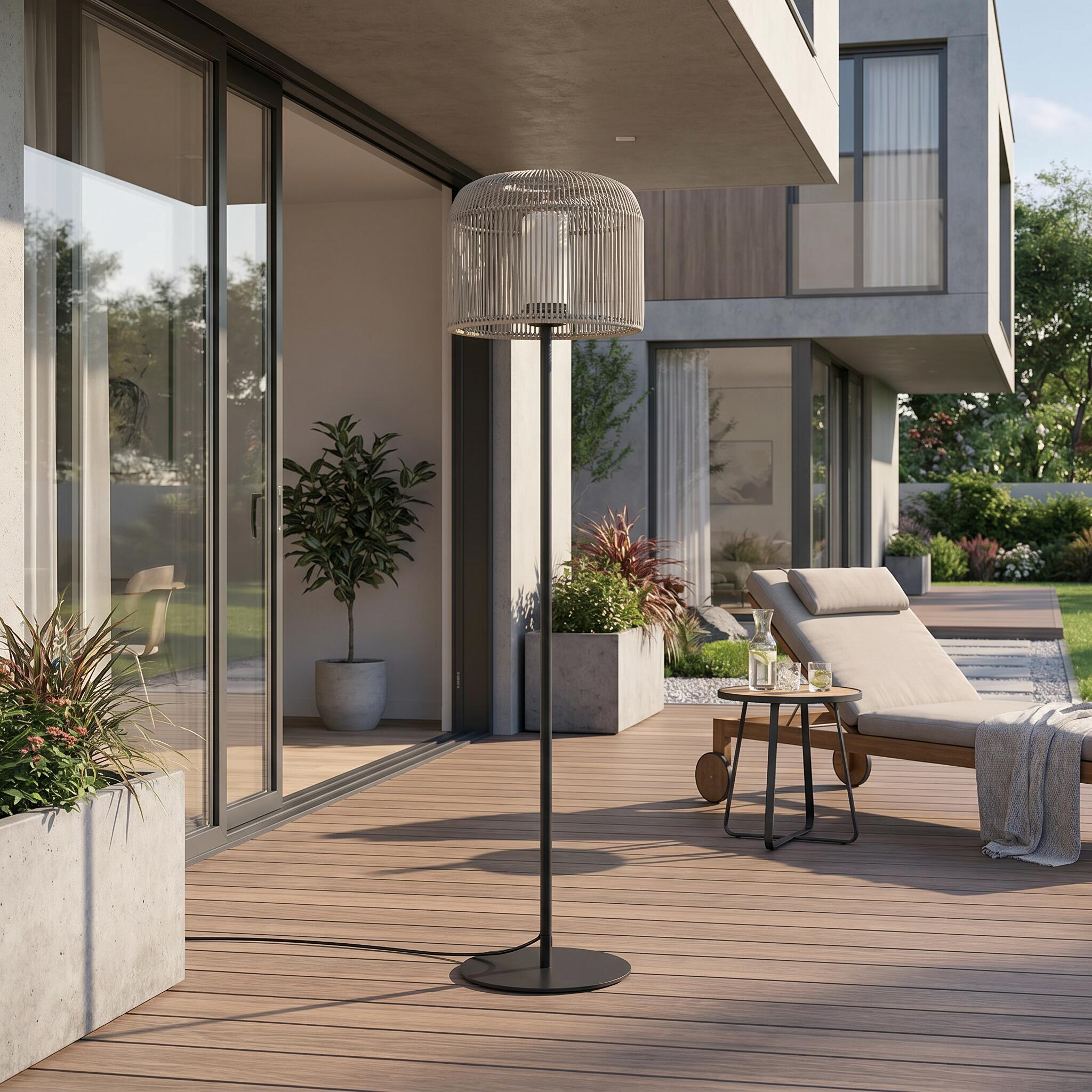 VK Light Keli E27 – stojąca lampa zewnętrzna IP44