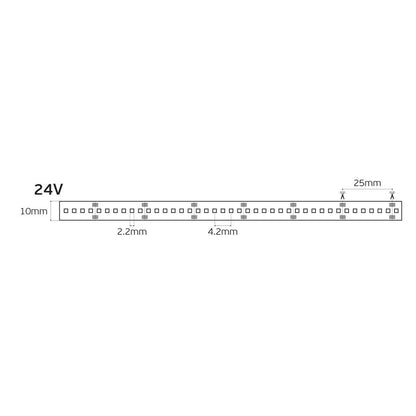 Taśma LED 24 V CRI90 IP20 4000 K (5 m)