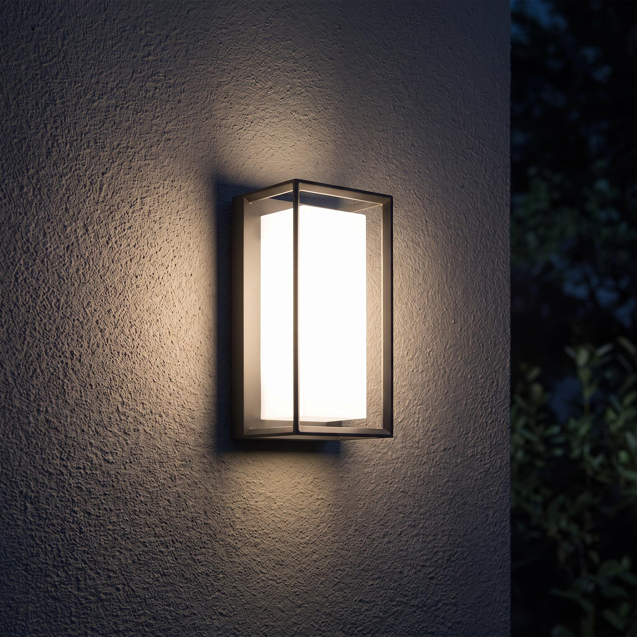 Kinkiet ścienny VK Light Neon LED, IP65, prostokątny