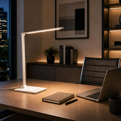 Lampa stołowa LED VK Light Nia Square z funkcją ściemniania, 3CCT