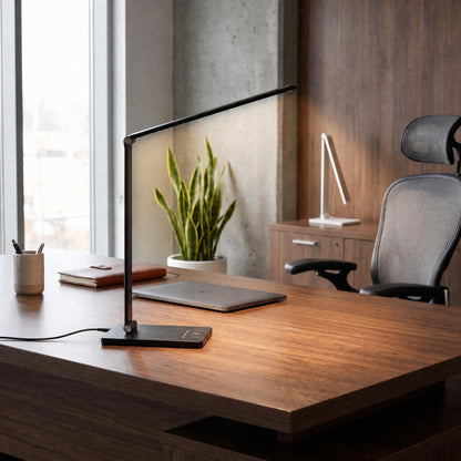 Lampa stołowa LED VK Light Nia Square z funkcją ściemniania, 3CCT