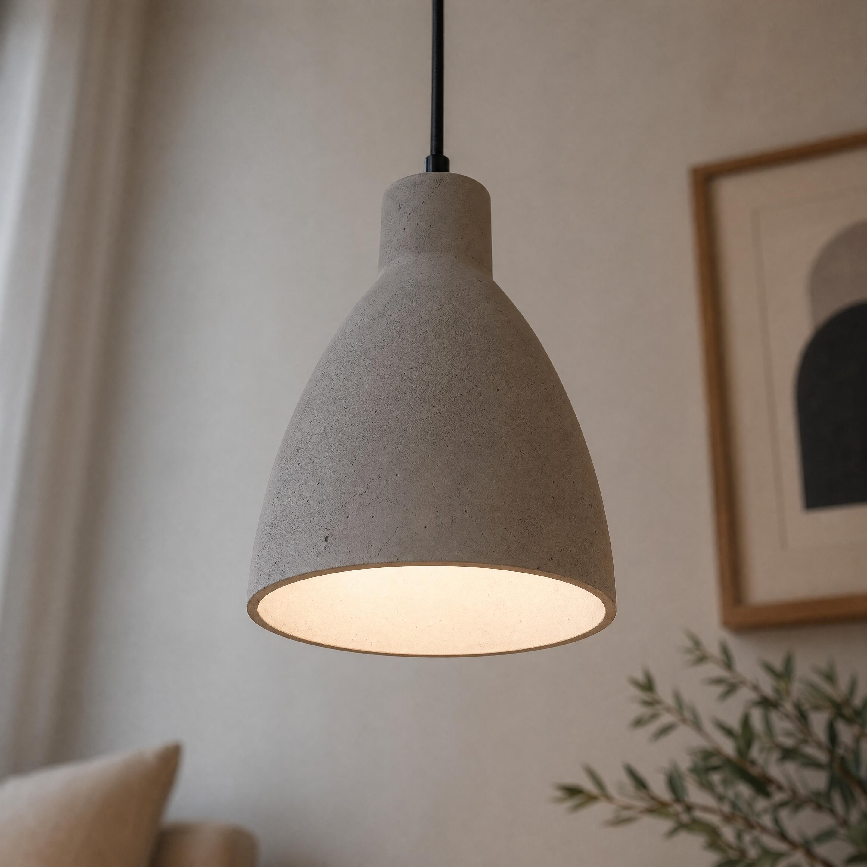 VK Light Remy E27 – betonowa lampa wisząca