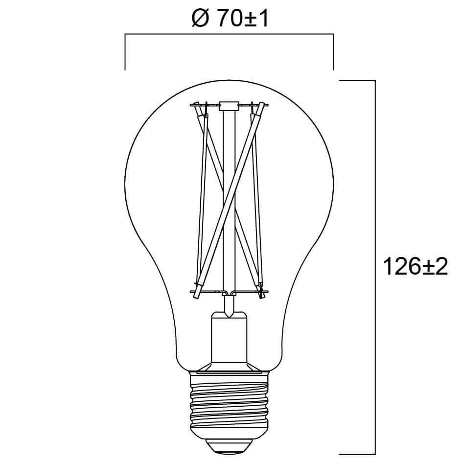 LED žárovka Sylvania RETRO E27 2700K 11W