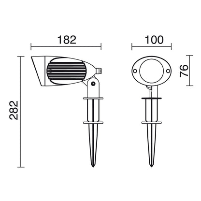 Cristher Abbi GU10 bodové svítidlo