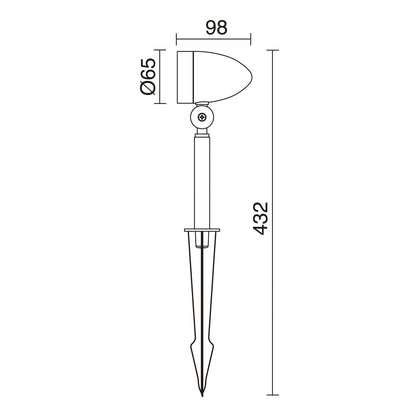 Dopo Aramo GU10 bodové svítidlo