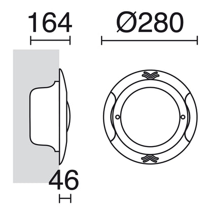 Cristher Belt LED RGB bazénové svítidlo