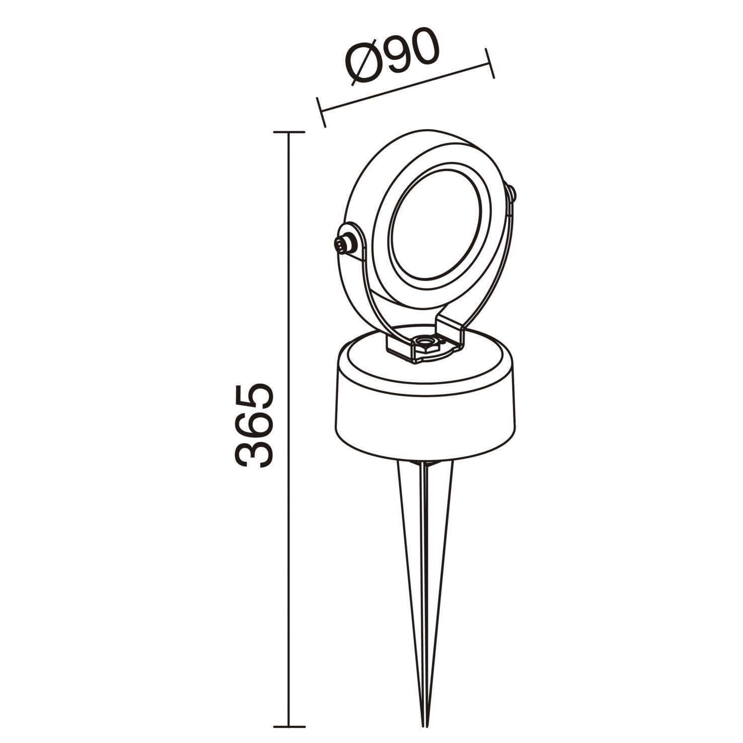 Dopo Catania LED bodové svítidlo
