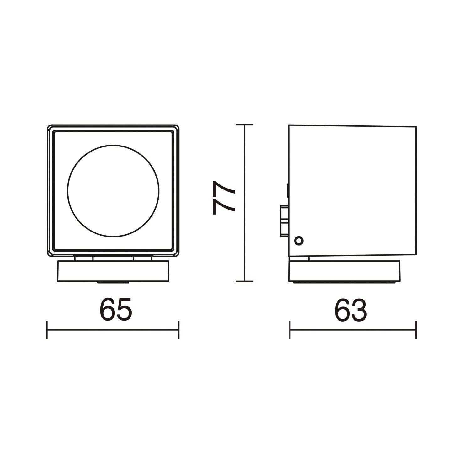 Cristher Dado LED bodové svítidlo