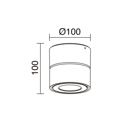 Cristher Spotlight disc LED bodové svítidlo bílé
