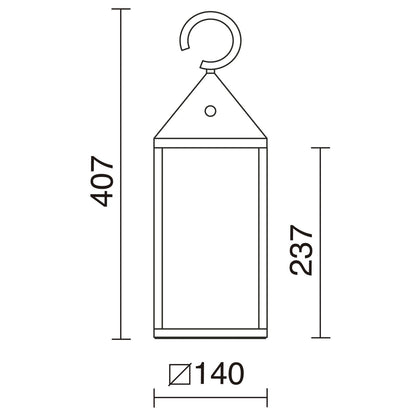 Dopo ERICE USB LED přenosná lampa antracitová