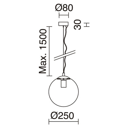 Exo Oxy mat E27 závěsné svítidlo zlaté