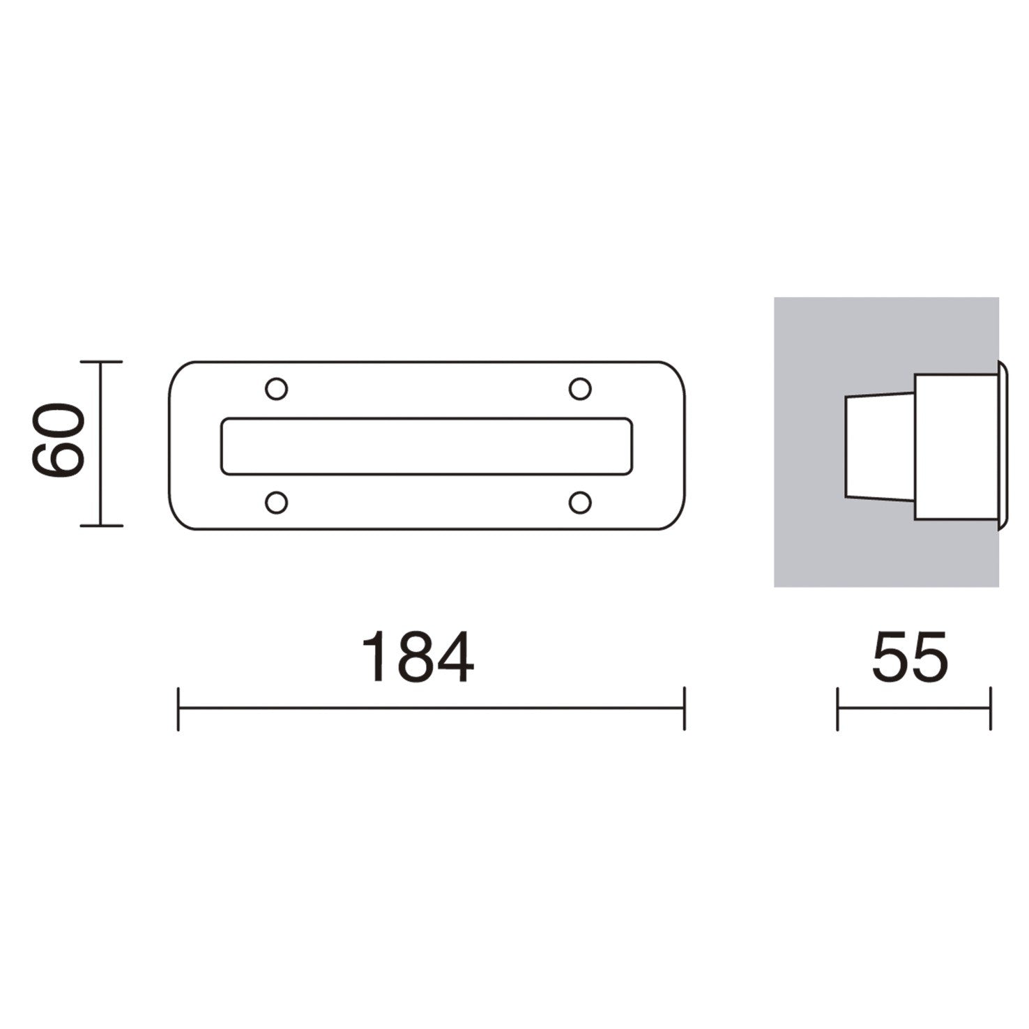 Cristher Syna W W LED zápustné svítidlo