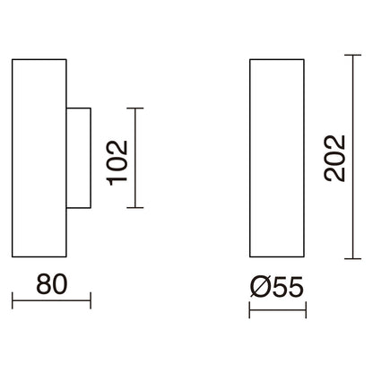 Exo Tania W GU10 nástěnné svítidlo zlaté