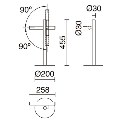 Exo Tania T LED stolní svítidlo zlaté