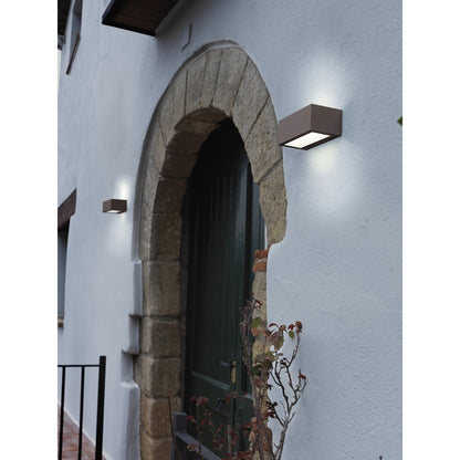 Dopo Isora up/down rectangle LED přisazené svítidlo antracitové