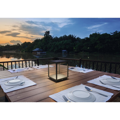 Dopo Solei LED sloupkové antracitové solární svítidlo