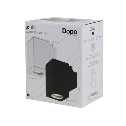 Dopo Cub down GU10 přisazené svítidlo černé
