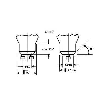 LED žárovka Sylvania Superia RETRO GU10 4000K 5W stmívatelná