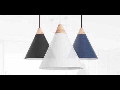 Exo Oda E27 závěsné svítidlo bílé